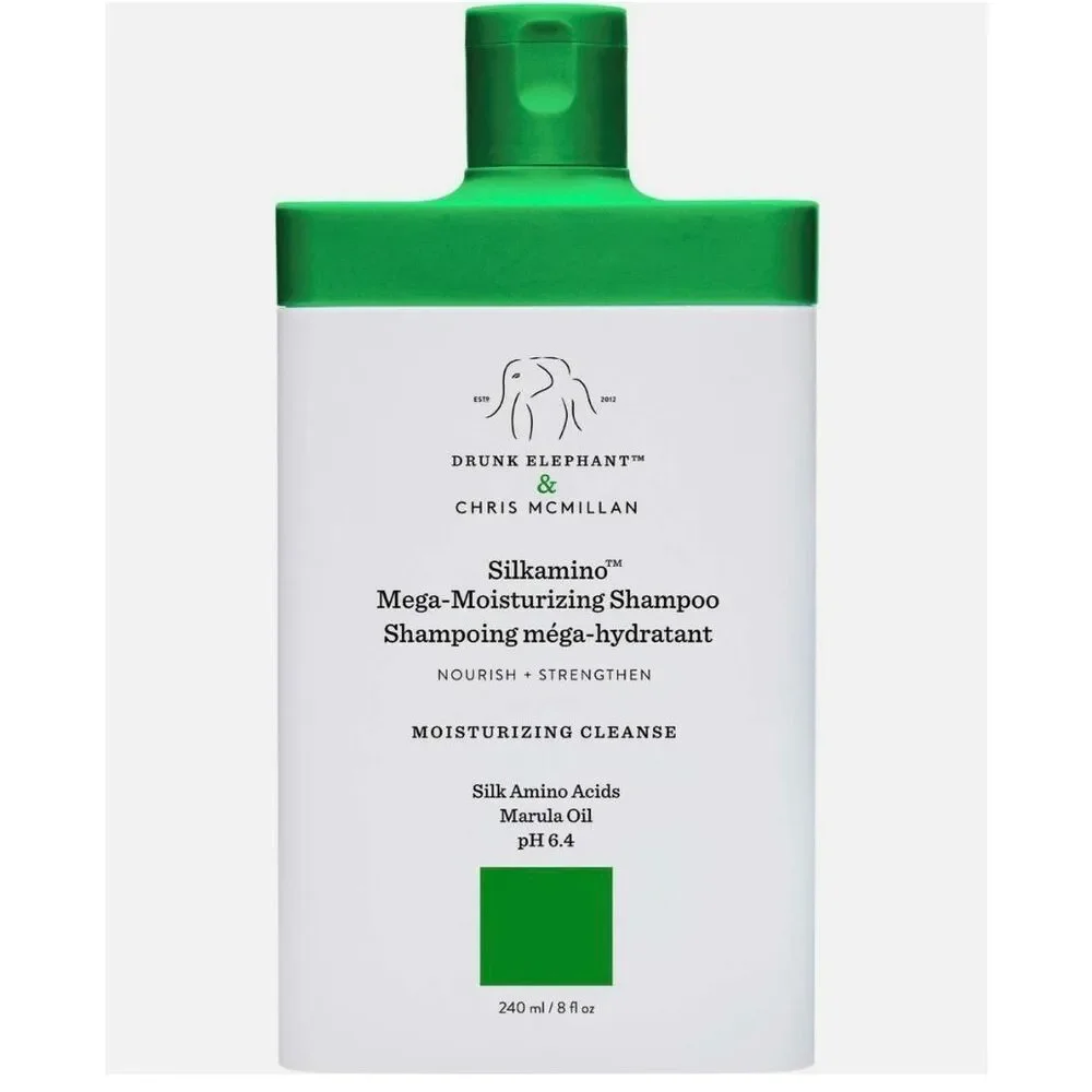 DRUNK ELEPHANT  - NWT - Silkamino Mega-Moisturizing Shampoo, 240 ml / 8 fl oz.
